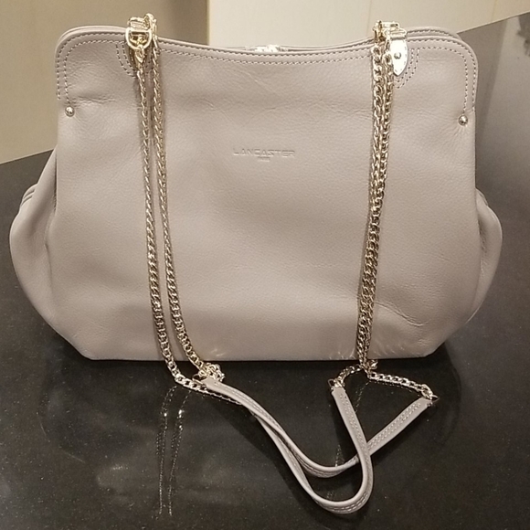 💕LANCASTER PARIS💕 Ines Leather Crossbody Bag - Picture 9 of 16